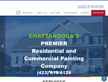 Tablet Screenshot of chattanoogapainters.com